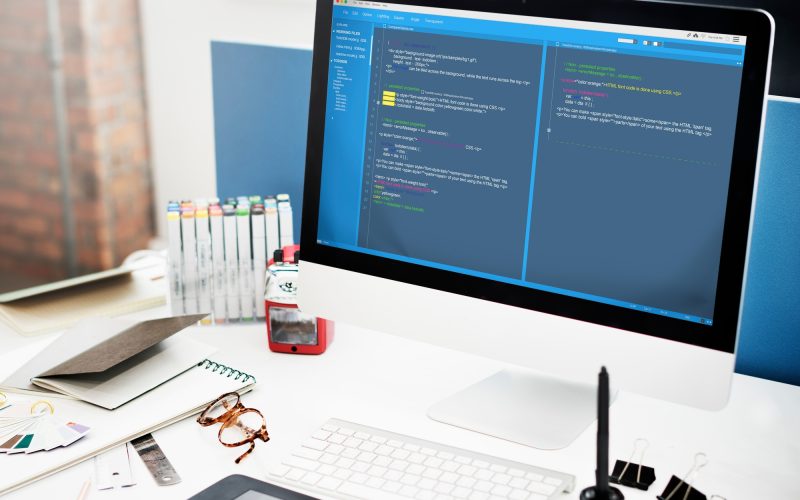 Software Programming Web Development Concept